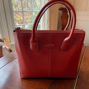 TOD'S Leather Top Handle Bag